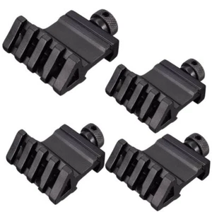 1/2/4pcs 45 Degree Angle Tactical Offset 20mm   Picatinny Rail Mount 4-Slot - Picture 1 of 14