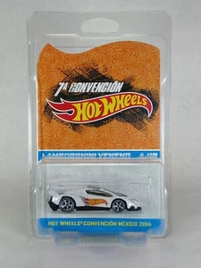 HOT WHEELS 2014 Lamborghini Veneno 4/10 7A Convencion Mexico Mexico Convention - Foto 1 di 1