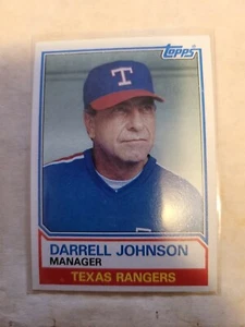 1983 Topps DARRELL JOHNSON #37 NM - Picture 1 of 1