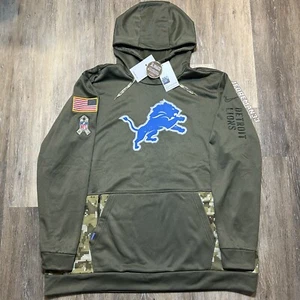 Nike Detroit Lions Salute to Service Hoodie 2022 Herren Sideline Pullover - Bild 1 von 5