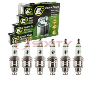 6 pc E3 Spark Plugs for 1959 Studebaker 4E11 4.0L L6 Ignition Wire Secondary cc - Picture 1 of 5