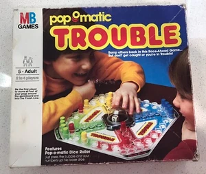 Vintage TROUBLE Board Game - Complete 1986 Milton Bradley - Picture 1 of 8
