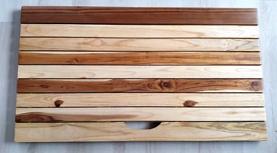 Alfombra de ducha de teca - grande Foto 1 de 4