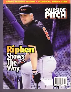 PROGRAMA DE REVISTA OUTSIDE PITCH ORIOLES 2 DE ABRIL DE 1999 CAL RIPKEN JR - Imagen 1 de 1
