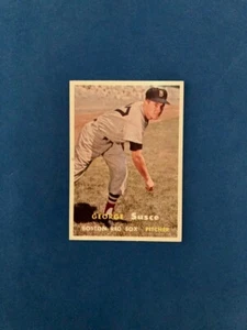 1957 Topps #229 George Susce NRMT-MT! SET BREAK **SMS KARTEN** - Bild 1 von 2