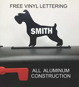 SCHNAUZER MAILBOX TOPPER MB35 - Foto 1 di 5