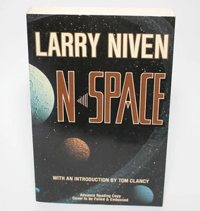 N-SPACE Larry Niven Advance Reading Copy ARC TOR 1990 TPB Ringworld Known Space - Imagen 1 de 5