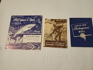 Shakespeare How To Booklets Original Instructions Trout Reel Once Fish Story - Picture 1 of 8