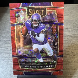 2021 Select H2 Football Ihmir Smith-Marsette #82 Red Disco 13/49 Vikings