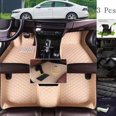 For Volkswagen Car Floor Mats Leather Luxury Carpet All Models Waterproof Custom - Image 1 of 4