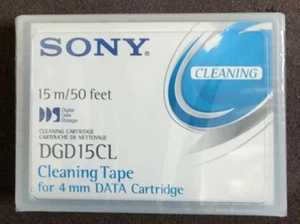 SONY 4 MM DAT DIGITAL AUDIO BAND DATENLAUFWERK KOPFREINIGUNG REINIGUNG SAUBERES BAND NEU - Bild 1 von 1
