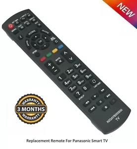 Replacement Remote Control for Panasonic TX-L42E5B TX-L42E6EK TX-L42E6YK LED TV - Picture 1 of 4