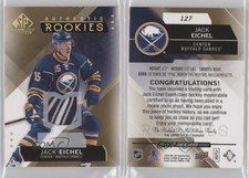 2015-16 SP Game-Used Spectrum Gold Prime Jersey /99 Jack Eichel #127 Rookie RC