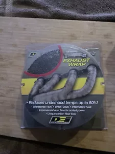 🔥DESIGN ENGINEERING EXHAUST HEADER WRAP 10108 (2" X 50 FT) ROLL BLACK - Bild 1 von 2
