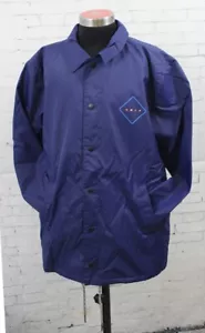 Chaqueta de Entrenadores Neff Sherpa Forrada de Nailon, Para Hombre Mediana, Azul Marino Nueva - Imagen 1 de 3