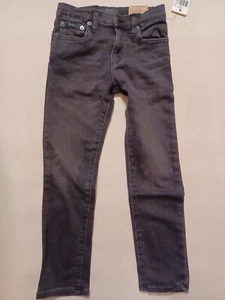 Pantalones de mezclilla Polo Ralph Lauren Sullivan ajustados elásticos negros talla 6 - Imagen 1 de 5