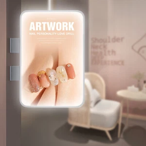 LED Rectangle Double-sided Advertising Light Box Illuminated Projecting Sign - Picture 1 of 22