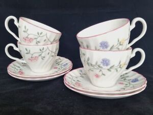 Johnson Brothers Summer Chintz 4 Cups and Saucer Sets