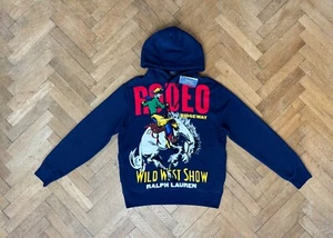 NEW Polo Ralph Lauren Rodeo Wild West Hoodie Sweatshirt M - Picture 1 of 7