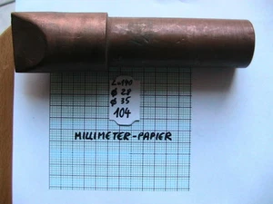 Soldering Tip Copper ~ D30 +34mm x 142mm Full Fabric Nr.140A Copper-Bit 23515 - Picture 1 of 1