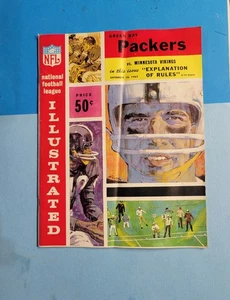 1962 Green Bay Packers Minnesota Vikings Football Game Program Lambeau - Picture 1 of 4
