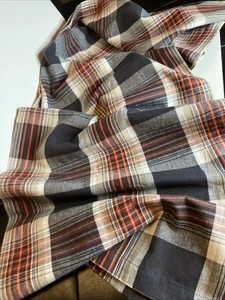 Sur La Tischläufer 108" kariert gestreift schwarz beige Cranberry Bauernhof Deko - Bild 1 von 5