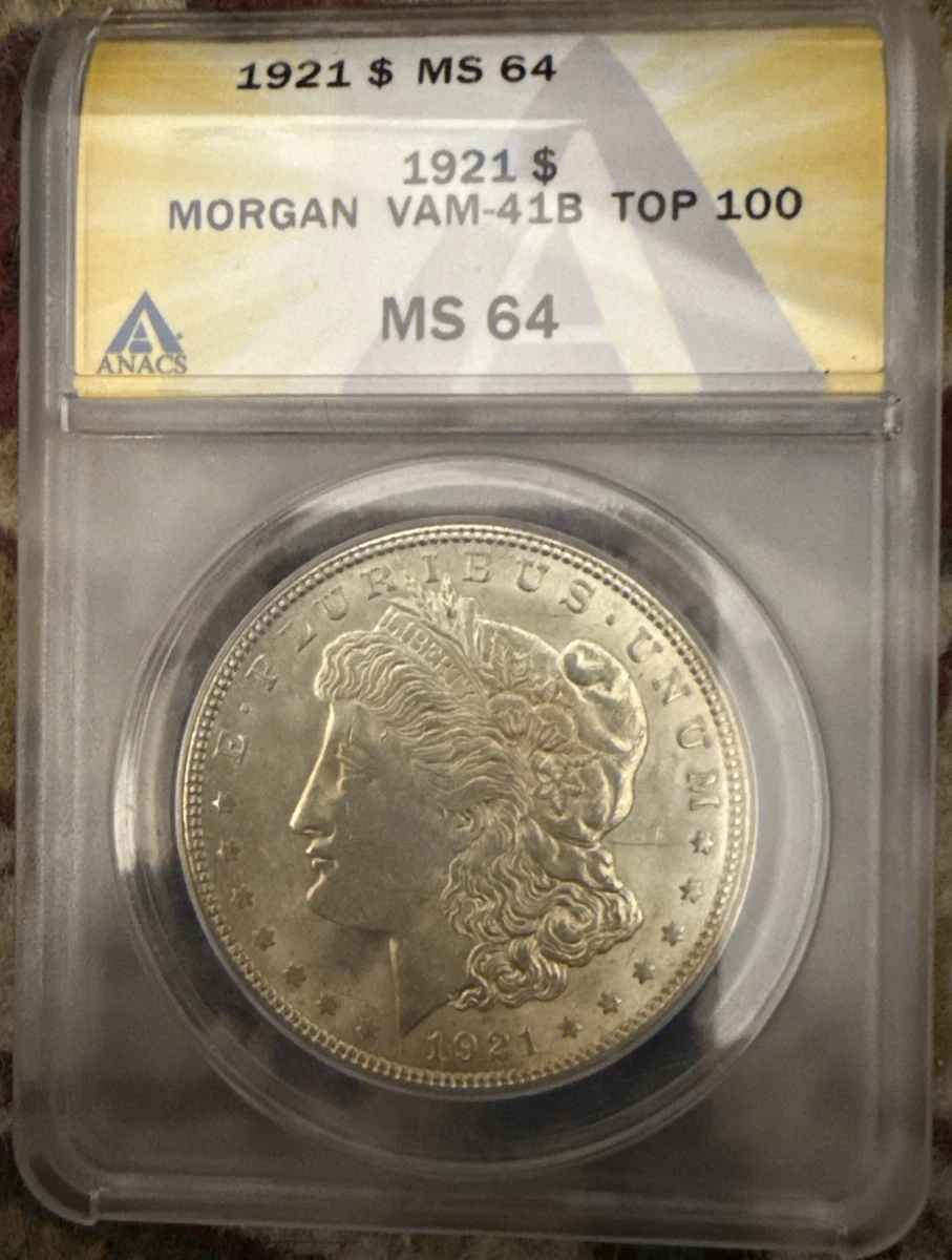 1921 MS 64 Graded Morgan Dollars for sale | eBay