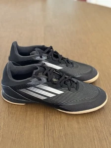 Adidas F50 League In Men Size 9.5 Black Gum I Door Soccer Shoes IF1332 New - Picture 1 of 8