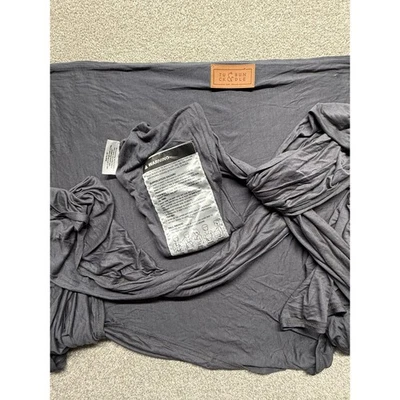Tuck and Bundle Baby Carrier Wrap MicroModal Texas Made Gray Infant Sling - Image 1 of 4