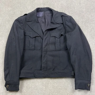Vintage 40s WW2 M43 Overdyed Wool Ike Eisenhower Field Jacket Size 36R Military - Image 1 of 4