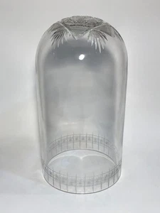 Rare Cut Glass 400 Day Anniversary Torsion Clock Dome 12" Height - Picture 1 of 13