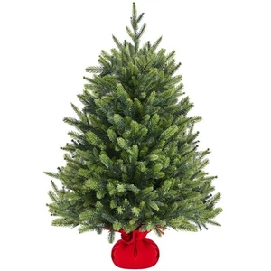 3Ft Green Tabletop Artificial Christmas Tree w/ Cement Base Portable Christmas - Picture 1 of 7