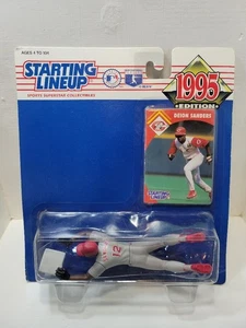 1995 Kenner Starting Lineup SLU DEION SANDERS CINCINNATI REDS NIP FREE SHIP - Picture 1 of 1