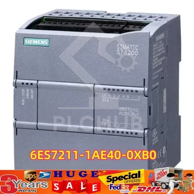 Novo Siemens 6ES7 211-1AE40-0XB0 SIMATIC S7-1200 CPU 1211C 6ES7211-1AE40-0XB0 - Imagem 1 de 4