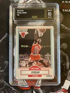 MICHAEL JORDAN 1990-91 FLEER #26 GEM MINT 10 PSA Cross Graded GMA RARE! - Picture 1 of 2