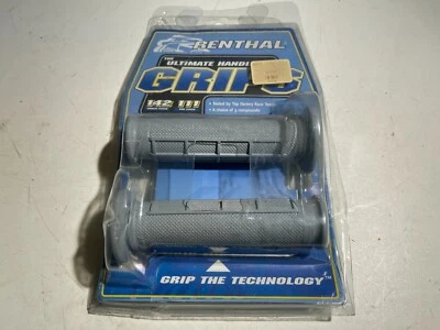 Renthal 全地形车/QUAD 软复合橡胶握把 - 灰色 G111 — 第 1/4 张图片