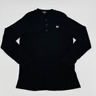 True Religin Sweater Mens Medium Black Embroidered Logo