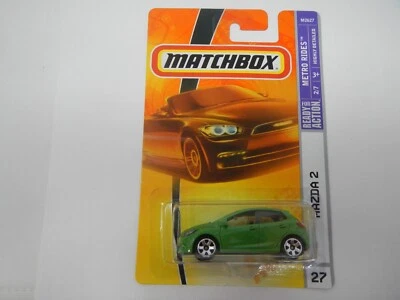 Спичечный коробок METRO RIDES Mazda 2 #27 зеленый - Изображение 1 из 4