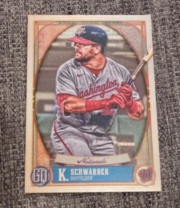 Kyle Schwarber 2021 Topps Gypsy Queen Team Script Font Swap Parallel #113
