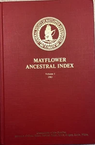 Mayflower Ancestral Index Vol 1 Hardcover By Milton Terry 1981 - Picture 1 of 2