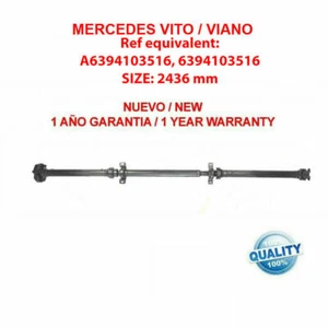TRANSMISION CARDAN Mercedes Vito Viano w639 A6394103516 / BRAND NEW PROPSHAFT  - Imagen 1 de 1