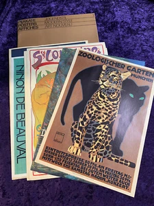 8 Plakate / Jugendstil / Plakate Moderner Stil / Original Plakat Jugendstil Mappe - Bild 1 von 22