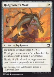 MASCARILLA DE HEDGEWITCH 023/277 CAZA DE MEDIANOCHE MTG MAGIA CASI NUEVA (yourdeckbuilder) - Imagen 1 de 1