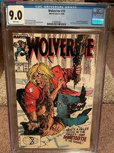 Wolverine #10 CGC 9.0 Sabretooth appearance - Picture 1 of 2