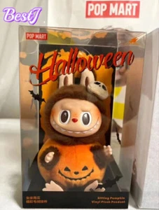 Sitting Pumpkin Vinyl Plush Pendant #Best-Authentic LABUBU Happy Halloween Party - Picture 1 of 11