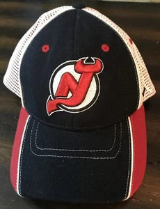 New Jersey Devils Zephyr Hat Cap OSFA Elastic Pre Owned - Picture 1 of 5