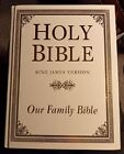 Holy Bible King James Version 1971 Regency Hardcover Red Letter Illustrated 8X11