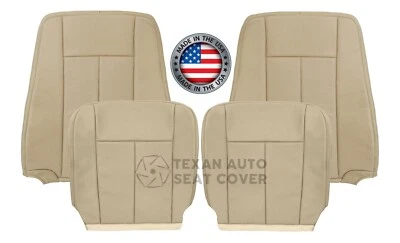 Ford Expedition 2007 a 2014 cubierta de asiento de cuero sintético perforado color camel Foto 1 de 4