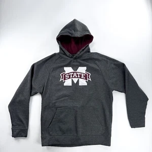 Mississippi State Bulldogs Gray Colosseum Hoodie Pullover Size Adult Medium - Picture 1 of 10