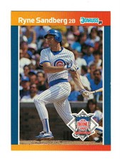 Ryne Sandberg 1989 Donruss All-Stars #35 Baseball Card